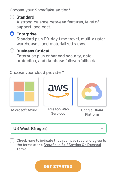Snowflake Cloud Provider